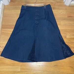 Long Jean skirt